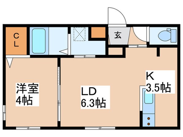 Terrace　Kasumiの物件間取画像